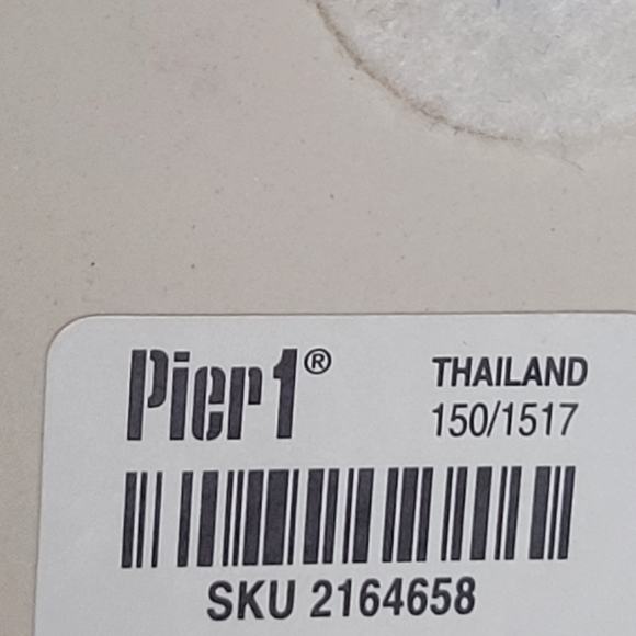 PIER 1 Ceramic Bunny Figurine in White and Black - Picture 12 of 12